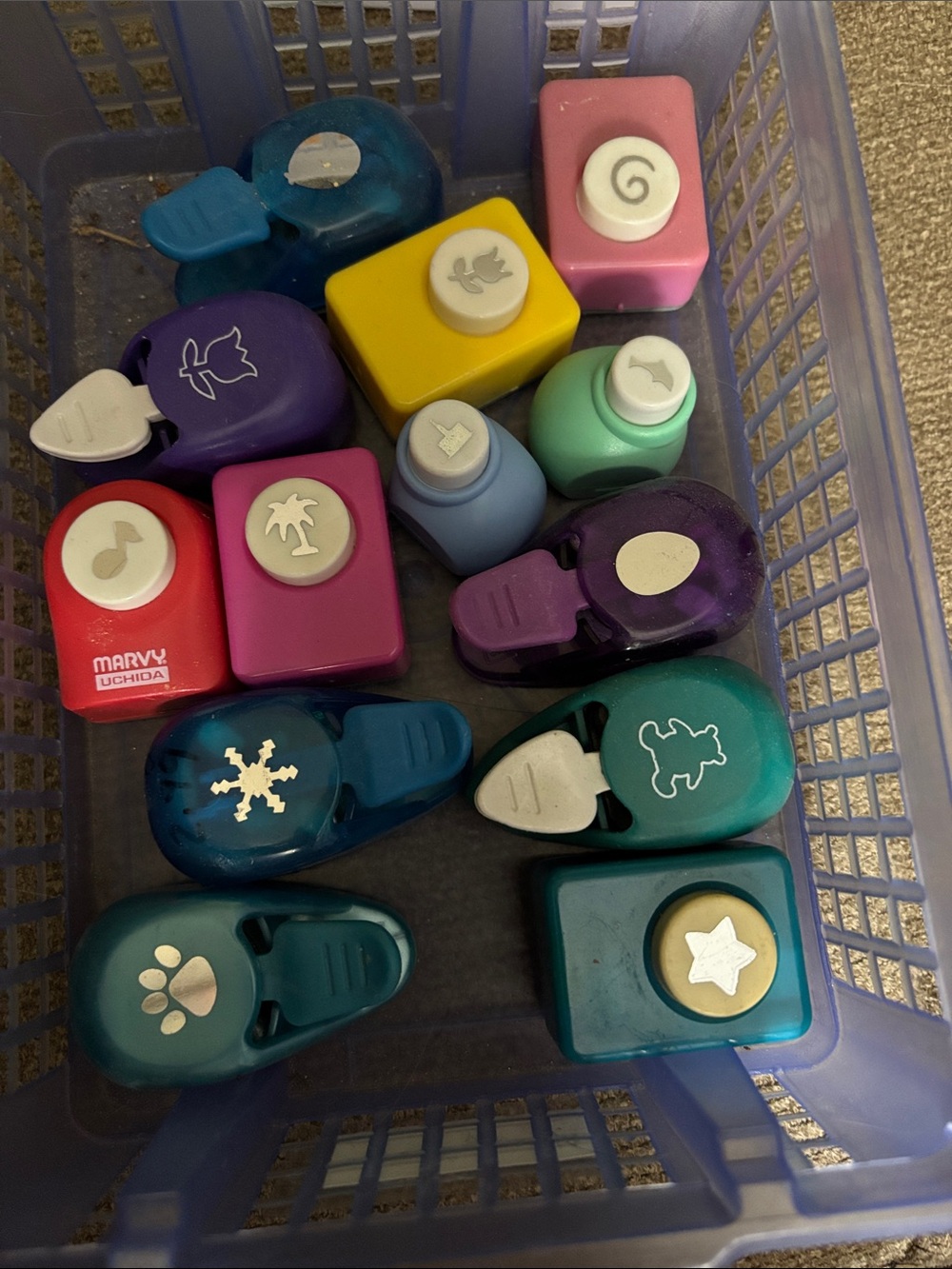 Craft Paper Punch Set - Assorted Colors - Picture 3 of 5